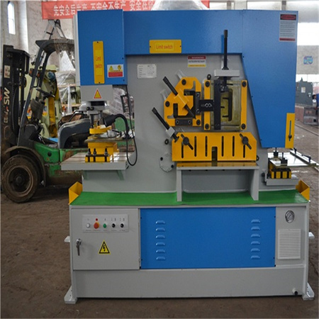 APEC CNC folosit pe scară largă Fionworker hidraulic, mașină de perforat și forfecare mașină hidraulică de tăiat tije de oțel